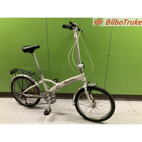 BICICLETA PLEGABLE BLANCA
