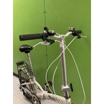 BICICLETA PLEGABLE BLANCA