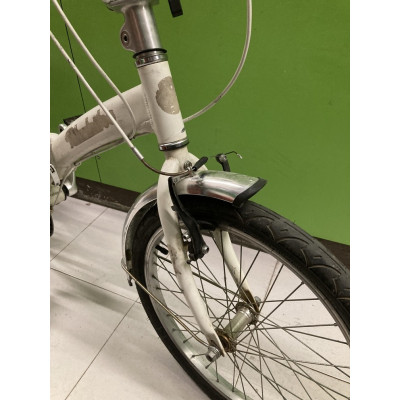 BICICLETA PLEGABLE BLANCA