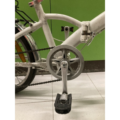 BICICLETA PLEGABLE BLANCA