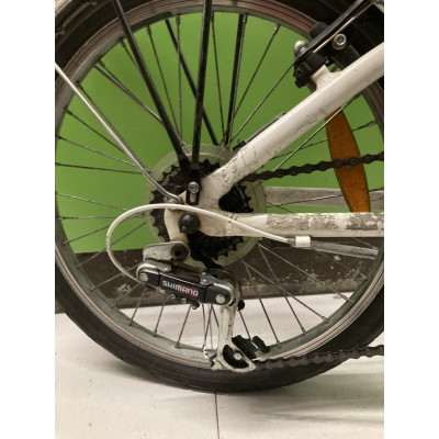 BICICLETA PLEGABLE BLANCA