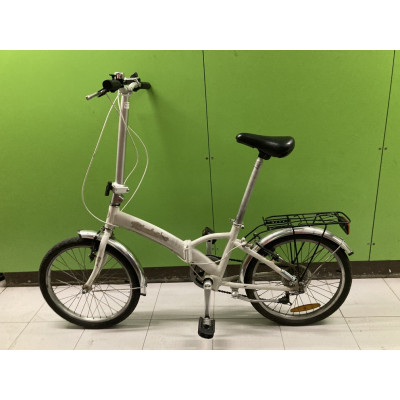 BICICLETA PLEGABLE BLANCA