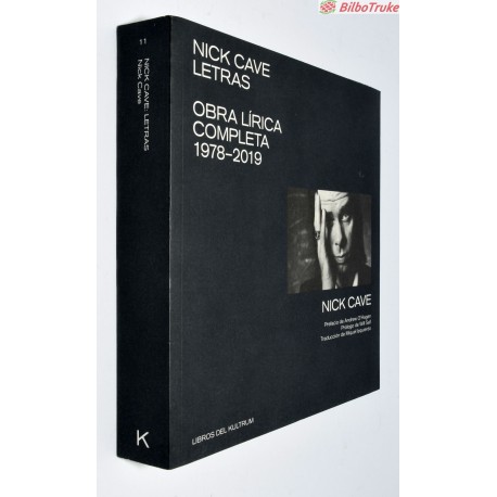 LIBRO NICK CAVE LETRAS
