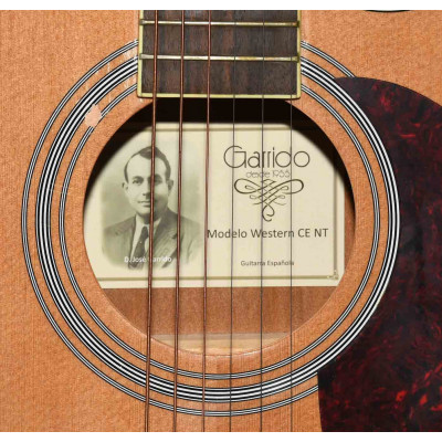 GUITARRA ELECTROACUSTICA GARRIDO WESTERN