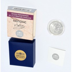 MONEDA 10 EUROS DE PLATA RASTIGNAC BALZAC 2014