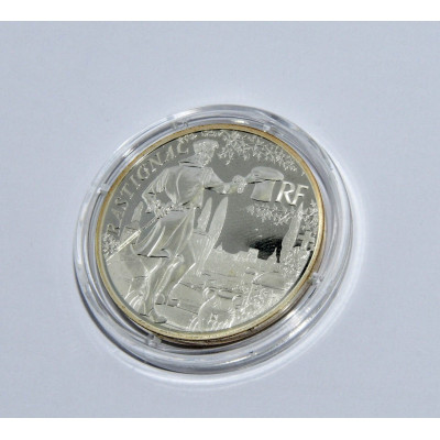 MONEDA 10 EUROS DE PLATA RASTIGNAC BALZAC 2014