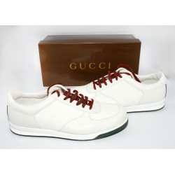 ZAPATILLAS GUCCI WHITE SUEDE ANTIGUA 138169