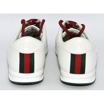 ZAPATILLAS GUCCI WHITE SUEDE ANTIGUA 138169