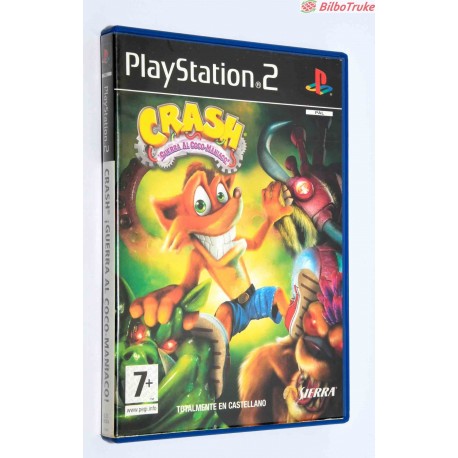 VIDEOJUEGO PS2 CRASH GUERRA AL COCOMANIACO