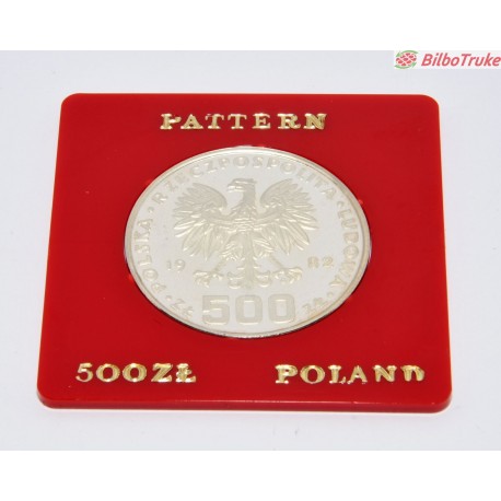 MONEDA 500 SLOTYZ POLONIA 1982