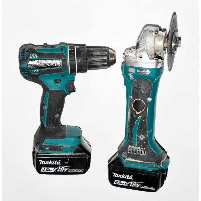 PAREJA MAKITA 18V TALADRO DHO485 RADIAL DGA452