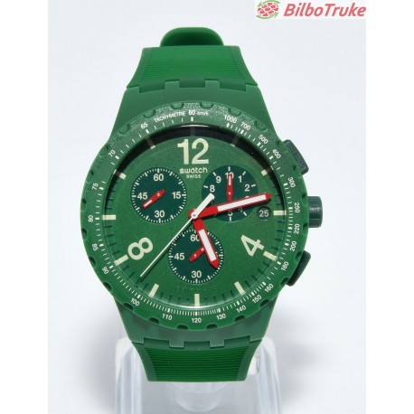 RELOJ SWATCH NEW CHRONO PLASTIC SUSG407 PRIMARILY GREEN