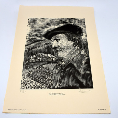 COLECCION LAMINAS GRABADOS PEDRO SANTAMARTA - MOTIVOS VASCOS