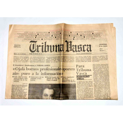 PERIODICO TRIBUNA VASCA PRIMER NUMERO