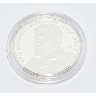 MONEDA CUBA CHE GUERILLERO HEROICO 10 PESO 30 ANIVERSARIO DE SU MUERTE