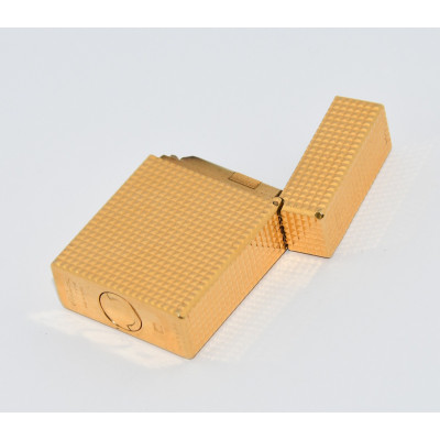 MECHERO DUPONT DORADO DECORATIVO GRABADO