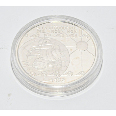 MONEDA 10 DINERS 1992 PLATA