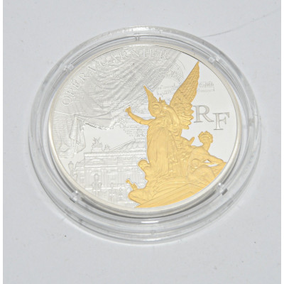 MONEDA OPERA GARNIER 2016 PLATA