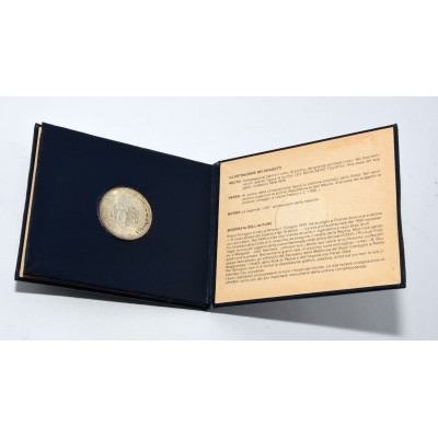 MONEDA 1000 LIRAS TOLSTOI PLATA