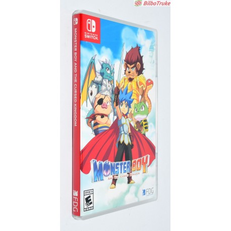 VIDEOJUEGO NINTENDO SWITCH MONSTER BOY AND THE CURSED KINGDOM