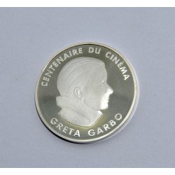 MONEDA GRATA GARBO 100 FRANCOS PLATA 1995
