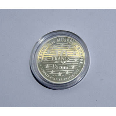 MONEDA PLATA 10 FRANCOS BE 1996 GADOUR