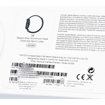APPLE WATCH SERIES SE 44MM ALU CEL NEGRO