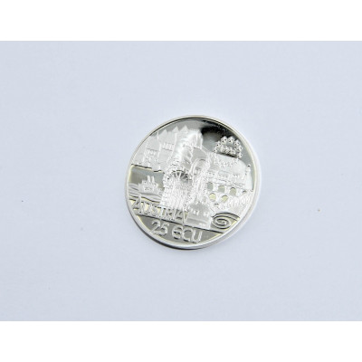 MONEDA PLATA 25 ECU AUSTRIA AMADEUS MOZART