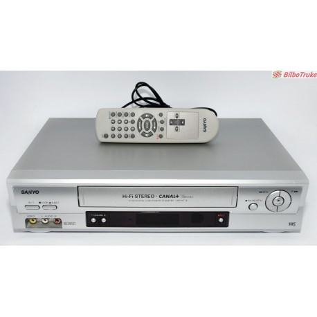 REPRODUCTOR VHS SANYO VHR-H774000SP CON MANDO