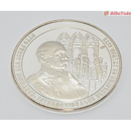 MONEDA PLATA 750 BERLIN BISMARK