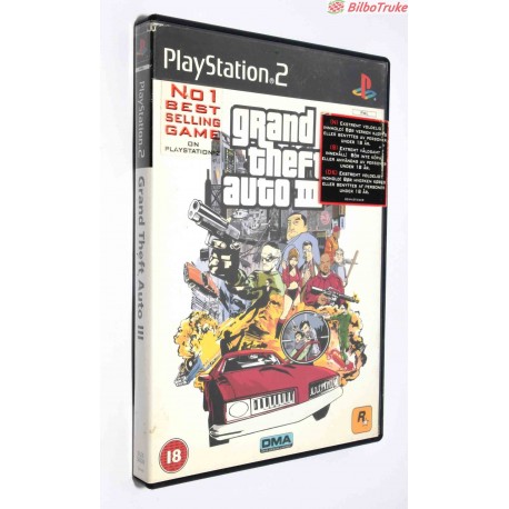 VIDEOJUEGO PS2 GTA 3