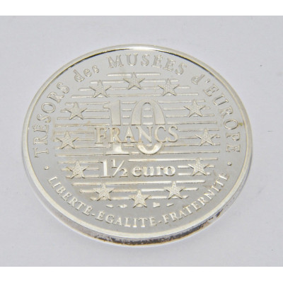 MONEDA 10 FRANCOS - 1.5€  LA SOURCE 1996 PLATA