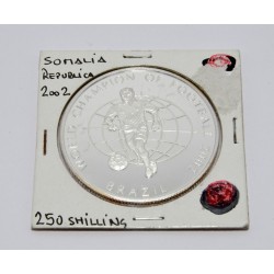 MONEDA 250 CHELINES 2002 COPA BRASIL 2002 PLATA