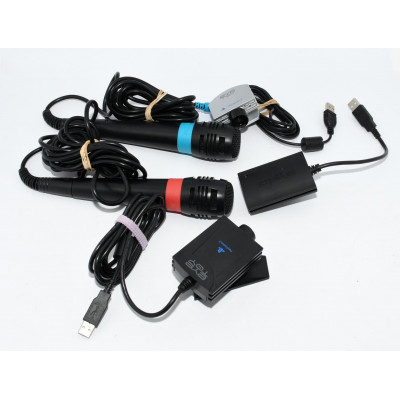 CONSOLA PS2 CON 2 EYETOYS Y 2 MICROS