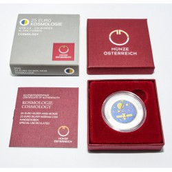 MONEDA 25€ AUSTRIA COSMOLOGY PLATA-NIOBIUM