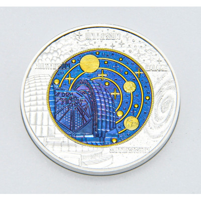 MONEDA 25€ AUSTRIA COSMOLOGY PLATA-NIOBIUM