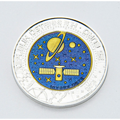 MONEDA 25€ AUSTRIA COSMOLOGY PLATA-NIOBIUM