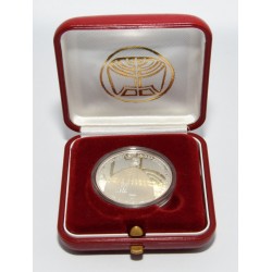 MONEDA 1 NEW SHEQEL 2000 INDEPENDENCIA PLATA