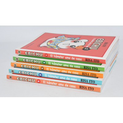 COLECCION MANGA EBICHU EL HAMSTER AMA DE CASA (5 TOMOS)