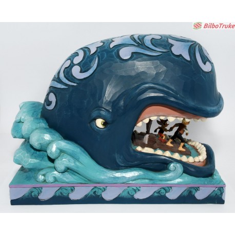 FIGURA DE PINOCHO EN LA BALLENA. DISNEY TRADITIONS