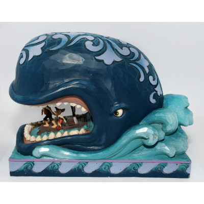 FIGURA DE PINOCHO EN LA BALLENA. DISNEY TRADITIONS
