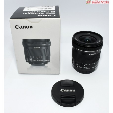 OBJETIVO CANON 10-18MM EFS F:4.5-5.6 IS STM