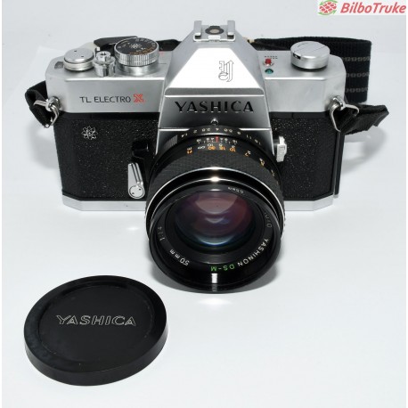 CÁMARA VINTAGE REFLEX ANALÓGICA YASHICA TL ELECTRO X + 50MM 1.4