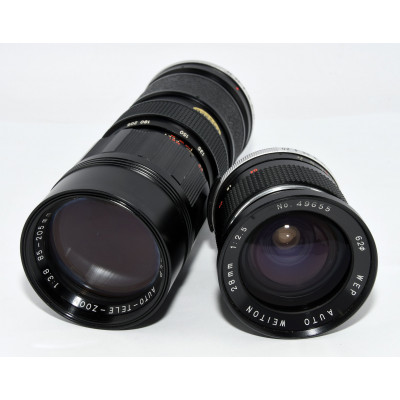 CAMARA ANALÓGICA VINTAGE ZENIT TTL MOSCU 80 + 3 LENTES