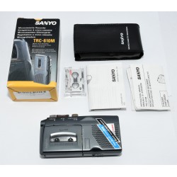 GRABADORA DE VOZ MICROCASSETTE SANYO TRC-610M