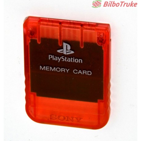 TARJETA MEMORIA PS2 SONY MEMORY CARD 8MB ROJA