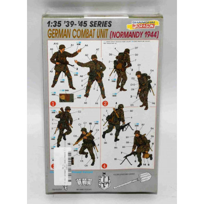 SET FIGURAS DRAGON GERMAN COMBAT UNIT NORMANDY 1944