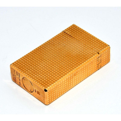 MECHERO DUPONT DORADO DECORATIVO GRABADO