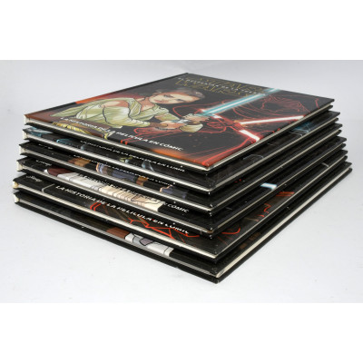 COLECCION STAR WARS LA HISTORIA DE LA PELICULA EN COMIC (6 TOMOS)