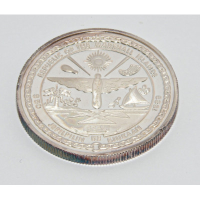 MONEDA 50 DOLARES ISLAS MARHSALL PLATA